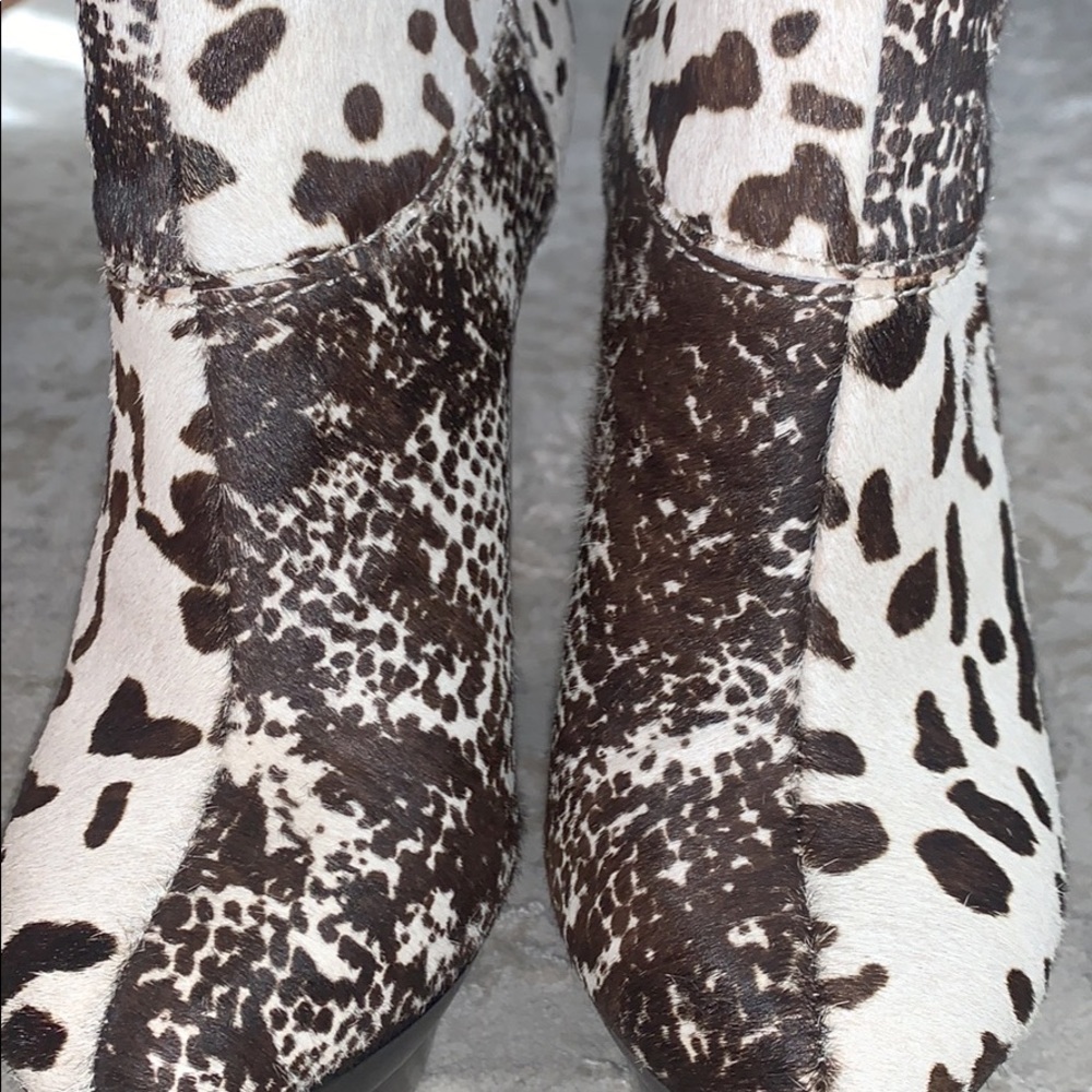 Pamela Patchwork Platform Booties - image 3